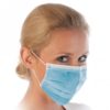 3-layer face mask with rubber straps 50pcs