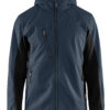 Men’s softshell coat with hood