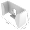 Glove holder for 3 packs plastic