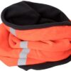 Tube scarf with fleece lining