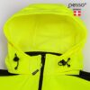 Jacket softshell high visibility PESSO Palermo yellow/black