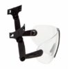 Safety glasses with helmet mount